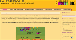 Desktop Screenshot of alafabrique.org
